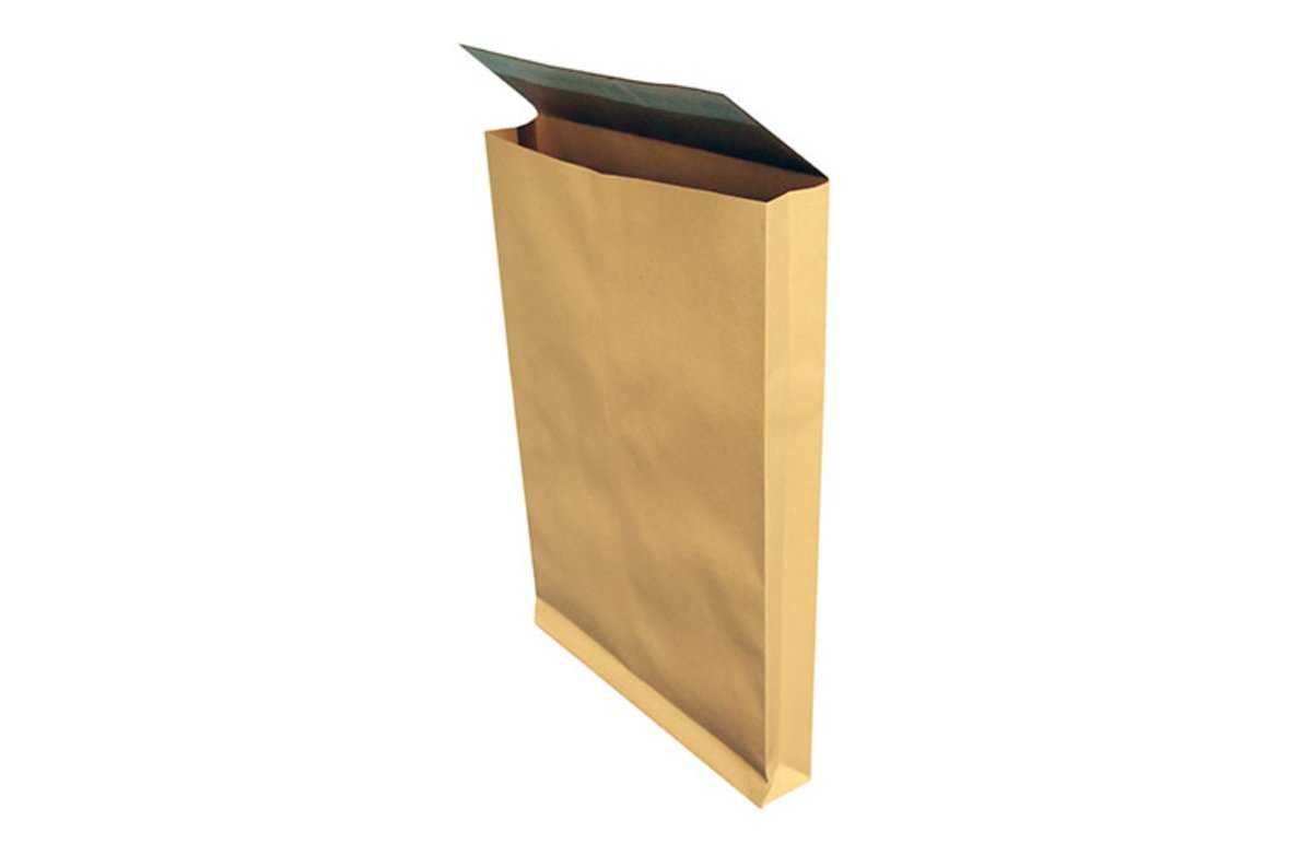 Le sac à fond carré avec les plis latéral DIN B4