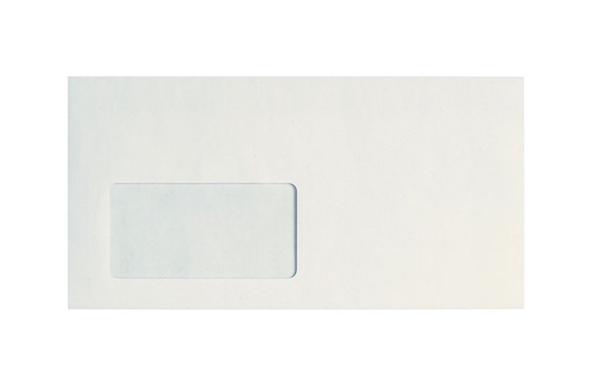 Briefumschlag DIN lang mit Standardfenster