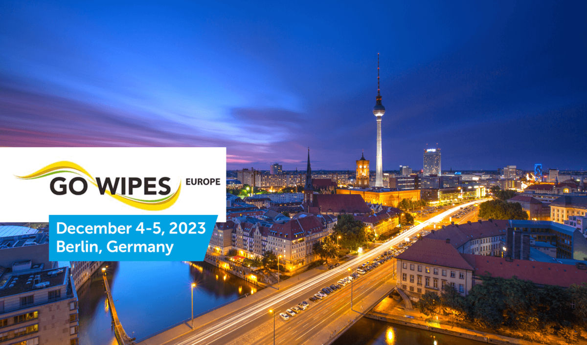 Meet us in Berlin at GO Wipes Europe 2023! 